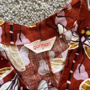 Gorman Dragonfly Printed Linen Wrap 